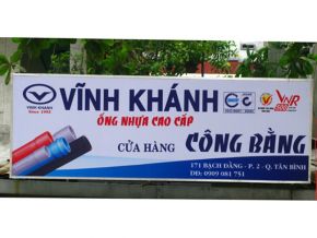 Bảng hiệu hiflex quảng cáo