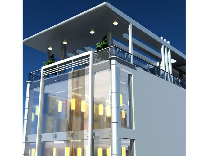 Mặt dựng Alu nhôm 01