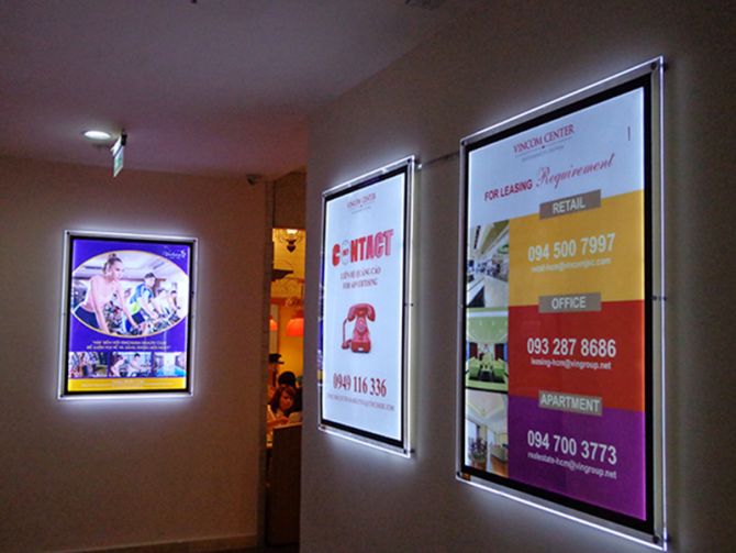 Hộp đèn mica siêu mỏng