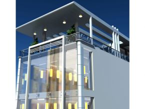 Mặt dựng Alu nhôm 01