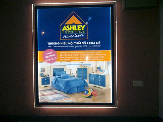 Hộp đèn mica siêu mỏng